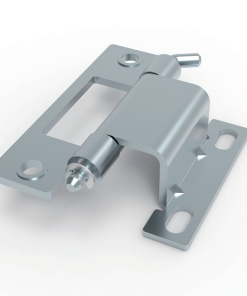 CL250-2 steel white zinc plated 120 degree concealed adjustable hinge slotted adjustment plate 2-Φ6.5 mounting Φ5 pin for electrical cabinets and industrial equipment enclosures