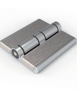 CL251-1B zinc alloy matte chrome 100x110mm 180 degree heavy duty adjustable hinge stainless steel pin cover 6-Φ5.4 mounting optional positioning function for heavy electrical cabinets and large industrial equipment enclosures