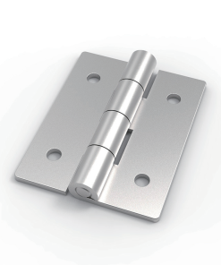 CL253-20 SUS304 stainless steel mirror polished 32x40mm 1.5mm thick 180 degree ultra mini butt hinge 4-Φ3.2 mounting holes Φ3.5 pin for tiny electrical boxes instrument enclosures medical devices and jewelry boxes