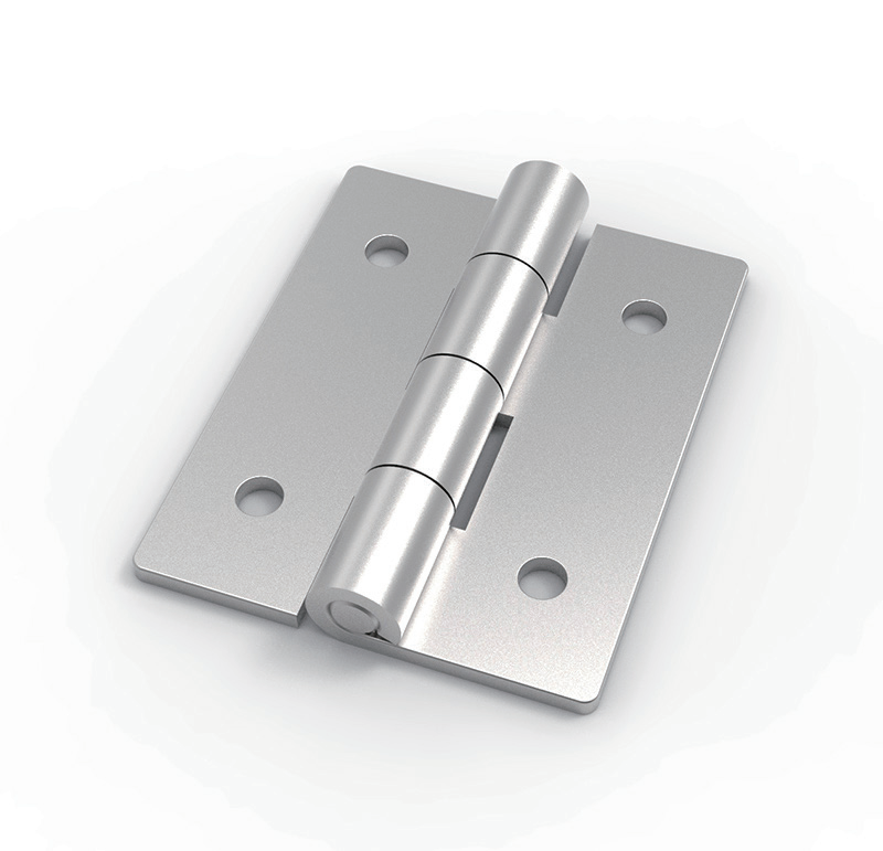 CL253-20 SUS304 stainless steel mirror polished 32x40mm 1.5mm thick 180 degree ultra mini butt hinge 4-Φ3.2 mounting holes Φ3.5 pin for tiny electrical boxes instrument enclosures medical devices and jewelry boxes