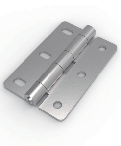 CL253-3 SUS304 stainless steel mirror polished 60x90mm 3mm thick 180 degree heavy duty adjustable butt hinge 3 slotted holes 3-Φ7 mounting Φ6 pin for heavy electrical cabinets machinery enclosures and industrial equipment