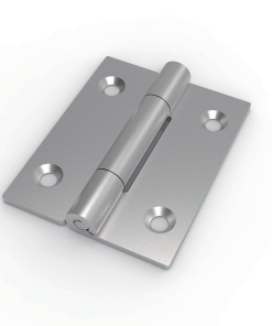 CL253-32-1 SUS304 stainless steel mirror polished 32x40mm 1.5mm thick 180 degree ultra mini countersunk butt hinge 4-Φ3.2 Φ5.5x90 countersunk holes Φ3 pin for tiny electrical boxes instrument enclosures medical devices and jewelry boxes