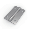 CL253-4 SUS304 stainless steel mirror polished 32x50mm 180 degree mini butt hinge Φ3 pin weld on screw on 4-Φ5 holes for small electrical cabinets instrument enclosures and medical equipment
