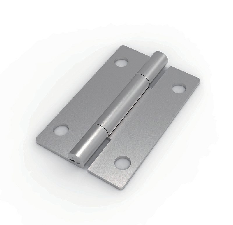 CL253-4 SUS304 stainless steel mirror polished 32x50mm 180 degree mini butt hinge Φ3 pin weld on screw on 4-Φ5 holes for small electrical cabinets instrument enclosures and medical equipment