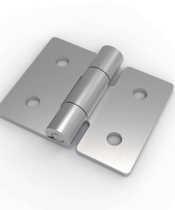 CL253-4A SUS304 stainless steel mirror polished 32x25mm 1.5mm thick 180 degree ultra mini butt hinge 4-Φ3.3 mounting holes Φ3 pin for tiny electrical boxes instrument enclosures medical devices and jewelry boxes
