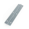 CL253-5 steel white zinc plated 150x32mm 1.5mm thick 180 degree long continuous piano hinge 6-Φ6 mounting holes Φ3.5 pin for electrical cabinets machinery enclosures and industrial equipment doors