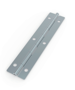 CL253-5 steel white zinc plated 150x32mm 1.5mm thick 180 degree long continuous piano hinge 6-Φ6 mounting holes Φ3.5 pin for electrical cabinets machinery enclosures and industrial equipment doors