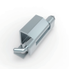 CL275-1 steel white zinc plated CL275-1B SUS304 grinding polished 180 degree concealed hinge 2-Φ5.5 Φ9.5x90 countersunk holes Φ5 pin for electrical cabinets machinery enclosures communication equipment and industrial doors