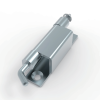 CL275-2 steel white zinc plated CL275-2B SUS304 grinding polished 90 degree concealed hinge 2-Φ5.4 Φ9.5x90 countersunk holes Φ5 pin for electrical cabinets machinery enclosures communication equipment and compact industrial doors