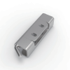 CL283-1 SUS304 stainless steel grinding polished 90mm 120 degree lift off detachable hinge elliptical holes CL283-1 circular holes CL283-1B 2-Φ6.5 2-Φ5.2 Φ6 pin for electrical cabinets machinery enclosures outdoor equipment and food processing enclosures
