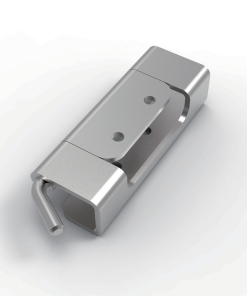 CL283-2 SUS304 stainless steel grinding polished 90mm 120 degree lift off detachable hinge 2-Φ5.2 circular holes Φ6 pin 2.5mm thickness for electrical cabinets machinery enclosures outdoor equipment communication devices and food processing enclosures