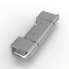 1. `CL283-2A SUS304 stainless steel grinding polished 90mm 120 degree lift off detachable hinge 2-Φ5.3 Φ9.3x90 countersunk holes Φ6 pin 2.5mm thickness for electrical cabinets machinery enclosures outdoor equipment communication devices and food processing enclosures`