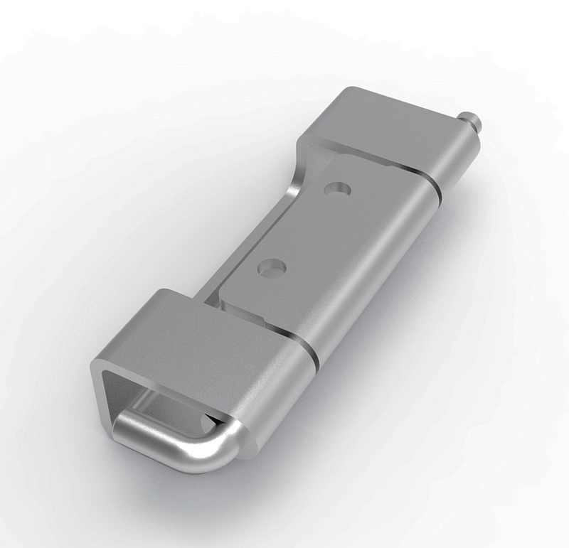 1. `CL283-2A SUS304 stainless steel grinding polished 90mm 120 degree lift off detachable hinge 2-Φ5.3 Φ9.3x90 countersunk holes Φ6 pin 2.5mm thickness for electrical cabinets machinery enclosures outdoor equipment communication devices and food processing enclosures`