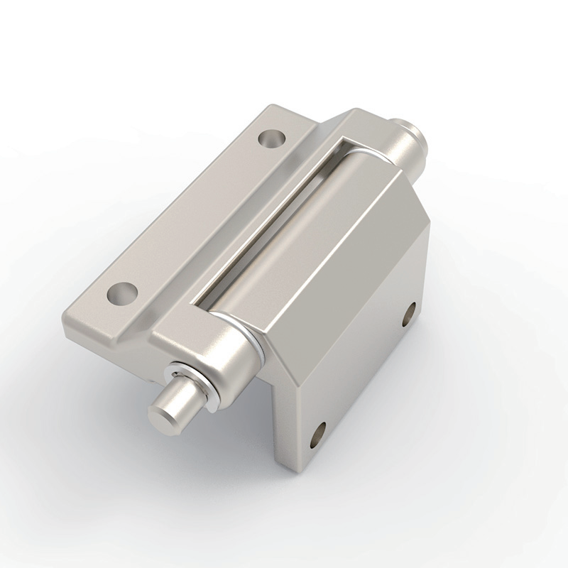 CL293 steel sand spray nickel plated 116mm 90 degree heavy duty concealed hinge 4-Φ8.1 mounting holes Φ10 pivot pin retaining ring for thick 10mm door panels 12mm door frames heavy electrical cabinets machinery enclosures and industrial equipment