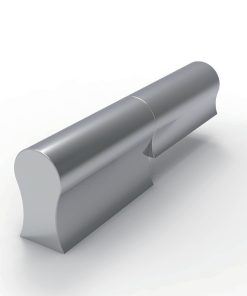 CL204-3D zinc alloy 8mm deep offset stepped lift off split detachable cabinet hinge bright chrome plated