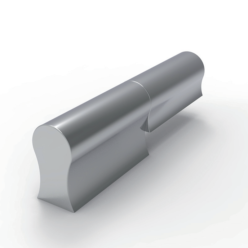 CL204-3D zinc alloy 8mm deep offset stepped lift off split detachable cabinet hinge bright chrome plated