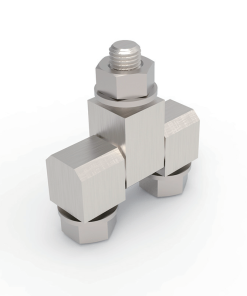 CL206-12 SUS316 stainless steel double M8 external thread lift off detachable cabinet hinge wire drawing finish