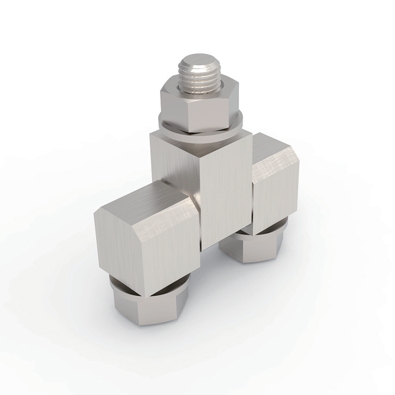 CL206-12 SUS316 stainless steel double M8 external thread lift off detachable cabinet hinge wire drawing finish