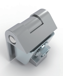 CL208 concealed clip on cabinet hinge zinc alloy bright chrome plated 180 degree opening industrial enclosure hinge