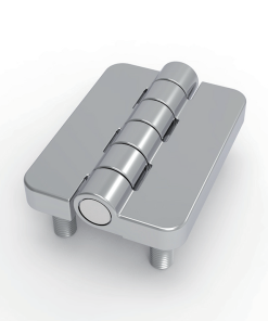 CL209-1 zinc alloy embedded M6 stud butt hinge bright chrome plated SUS304 pin industrial cabinet hinge