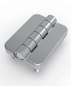 CL209-1C zinc alloy embedded M5 threaded stud butt hinge bright chrome plated SUS304 stainless steel pin small cabinet hinge