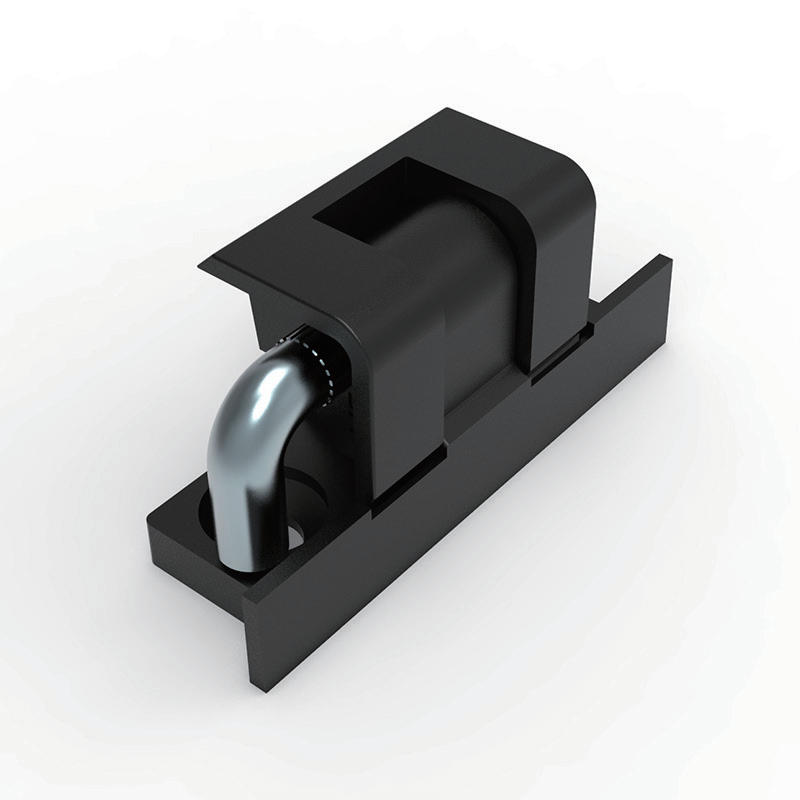 CL211-1A zinc alloy black powder coated lift off detachable hinge steel curved pin industrial cabinet enclosure hinge