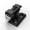 CL212 zinc alloy black powder coated lift off detachable hinge curved steel pin 180 degree industrial equipment cabinet hinge
