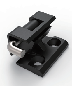 CL212 zinc alloy black powder coated lift off detachable hinge curved steel pin 180 degree industrial equipment cabinet hinge