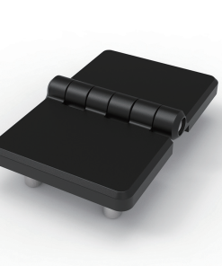 CL214 series zinc alloy black powder coated butt hinge CL214-1 embedded stud CL214-2 countersunk hole industrial cabinet flat hinge