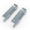 CL225-1 white zinc plated steel spring loaded drop pin barrel hinge left right hand detachable industrial cabinet lift off hinge
