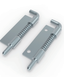 CL225-1 white zinc plated steel spring loaded drop pin barrel hinge left right hand detachable industrial cabinet lift off hinge