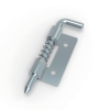 CL225-2 white zinc plated mini steel spring loaded drop pin barrel hinge left right hand detachable small electrical cabinet lift off hinge