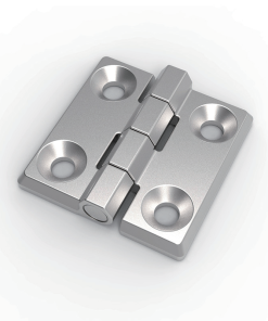 CL226-30S SUS304 polished stainless steel 30×30mm 180 degree mini butt hinge, CL226-30 zinc alloy white zinc plated countersunk hole equipment hinge