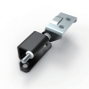 CL244-2 steel 120 degree detachable concealed male female hinge black powder coated female white zinc plated male pin for electrical cabinets and industrial equipment enclosures