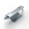 CL248-1 steel white zinc plated 120 degree spring loaded bolt detachable hinge retractable pin 2-M4 mounting welded frame for electrical cabinets and industrial equipment enclosures
