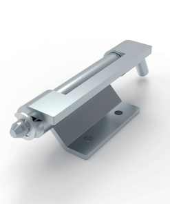 CL248-1 steel white zinc plated 120 degree spring loaded bolt detachable hinge retractable pin 2-M4 mounting welded frame for electrical cabinets and industrial equipment enclosures