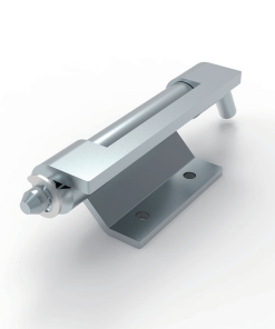 CL248-1A steel white zinc plated 120 degree spring loaded bolt detachable hinge retractable pin 2-M4 mounting welded frame for electrical cabinets and industrial equipment enclosures