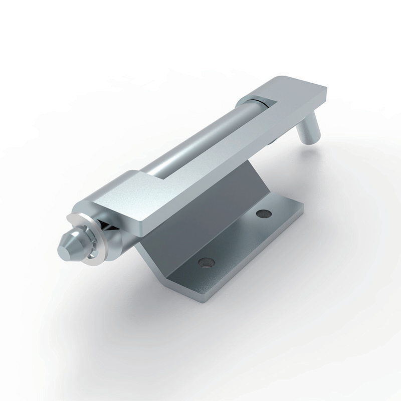 CL248-1A steel white zinc plated 120 degree spring loaded bolt detachable hinge retractable pin 2-M4 mounting welded frame for electrical cabinets and industrial equipment enclosures