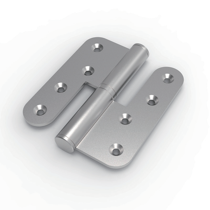 CL249 steel white zinc plated 180 degree lift off detachable butt hinge left right version 8 countersunk holes 108x90mm oval plate for heavy electrical cabinets and machinery enclosures
