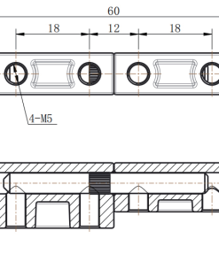 Alternative view of CL027-1 Detachable Zinc Alloy Hinge, Cabinet Removable Lift Off Hinge with M5 Screws