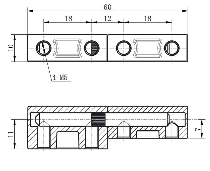 CL027-1 Detachable Zinc Alloy Hinge, Cabinet Removable Lift Off Hinge with M5 Screws - Image 2