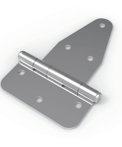 CL115-1 mirror polished stainless steel strap hinge product photo