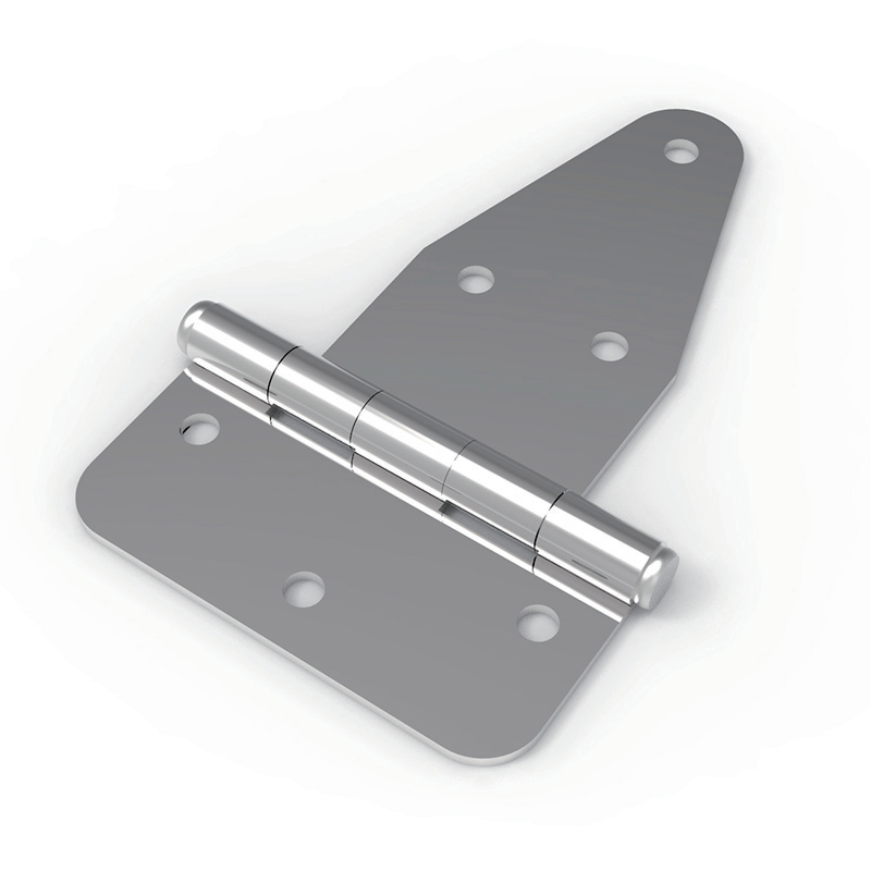 CL115-1 mirror polished stainless steel strap hinge product photo