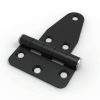 CL115-2 black powder coated steel damping strap hinge product photo