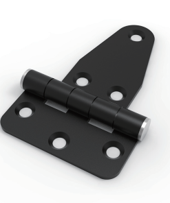 CL115-2 black powder coated steel damping strap hinge product photo