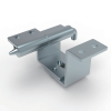 CL128-1 white zinc plated steel 90 degree detachable lift-off cabinet hinge product photo