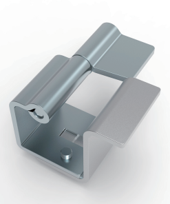 CL128-2 white zinc plated steel detachable lift-off cabinet hinge product photo