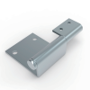 CL128-3 white zinc plated steel short pin lift-off detachable cabinet hinge product image
