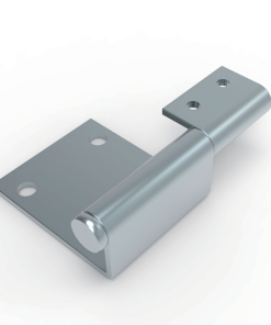 CL128-3 white zinc plated steel short pin lift-off detachable cabinet hinge product image