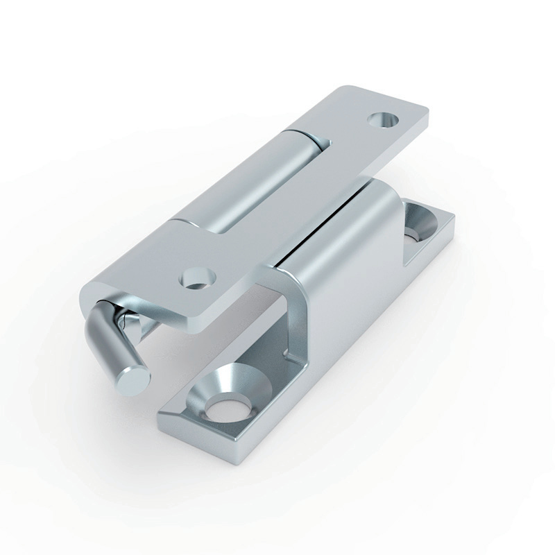 CL130-2 white zinc plated steel 90 degree limited lift-off detachable cabinet hinge product photo